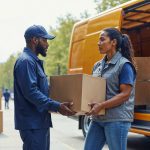 delivery-service-personnel-transferring-package-from-truck